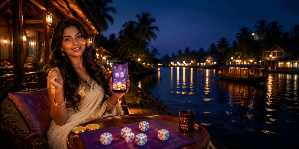User interacting with payment interface on mobile in Kerala